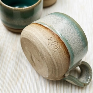 DISPATCHES Sept 1-3 / SUM Handmade Ceramic Espresso Mug, Stoneware Espresso Cup with Handle, Sake Cup