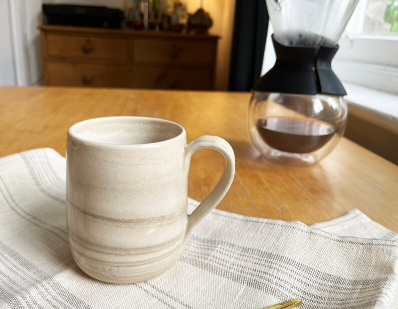 Handmade Ceramic Mug, Stoneware Coffee Mug, Tea Mug image 1