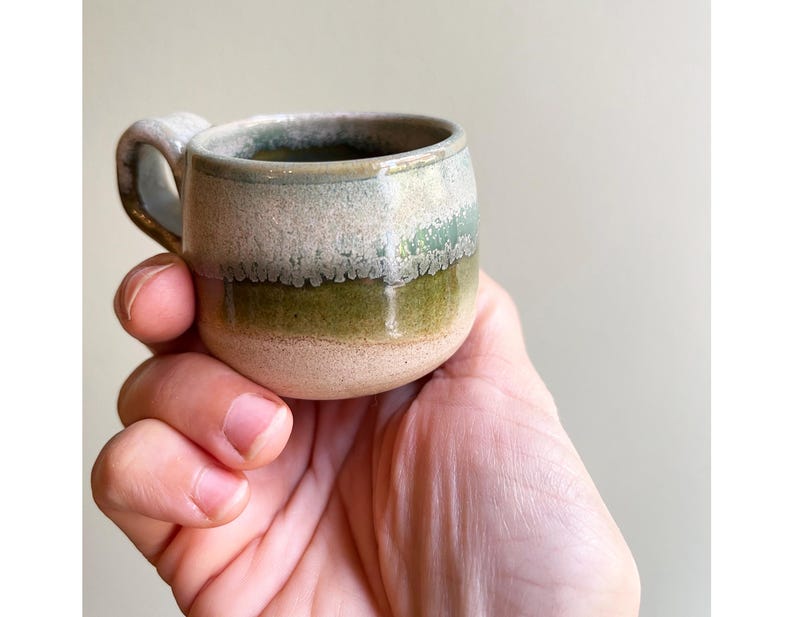 2 Oz 3 Oz 4 Oz Handmade Ceramic Espresso Mug, Handmade Stoneware