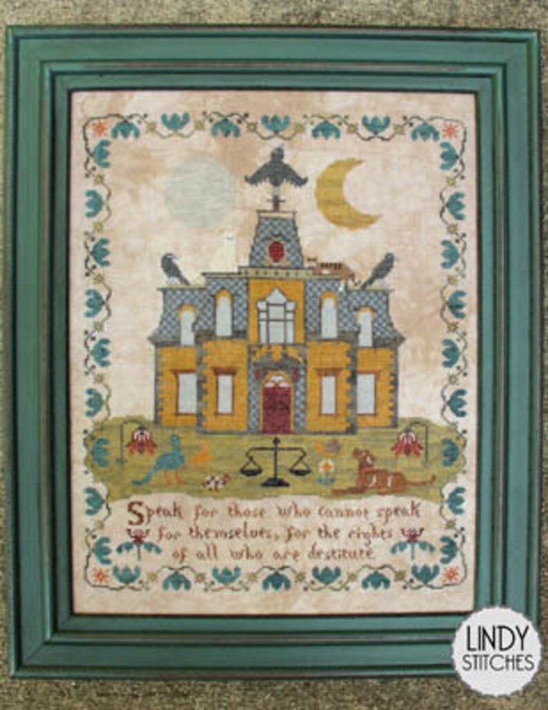 Emily's House Lindy Stitches Cross Stitch Pattern Etsy