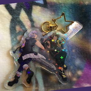 Sora and Riku &quot;Fist Bump&quot; Charm