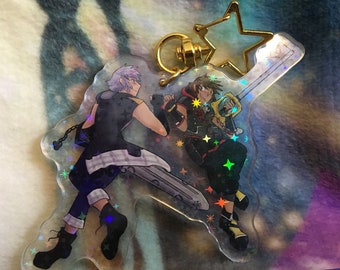 Sora and Riku "Fist Bump" Charm