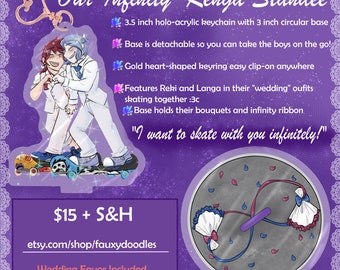 Our Infinity- Reki and Langa Keychain Standee