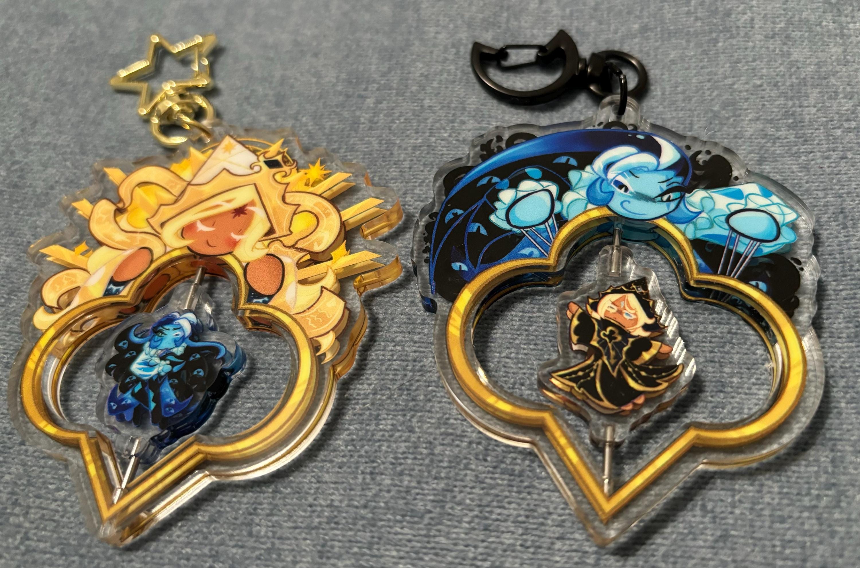 Shadow Milk X Pure Vanilla Spinning Acrylic Keychain - Etsy