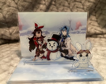 Eula and Amber Standee