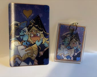 Shadowvanilla (Sage/Recluse) Lenticular Keychain + Card!