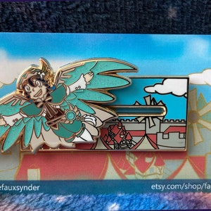 Gliding Venti Enamel Pin