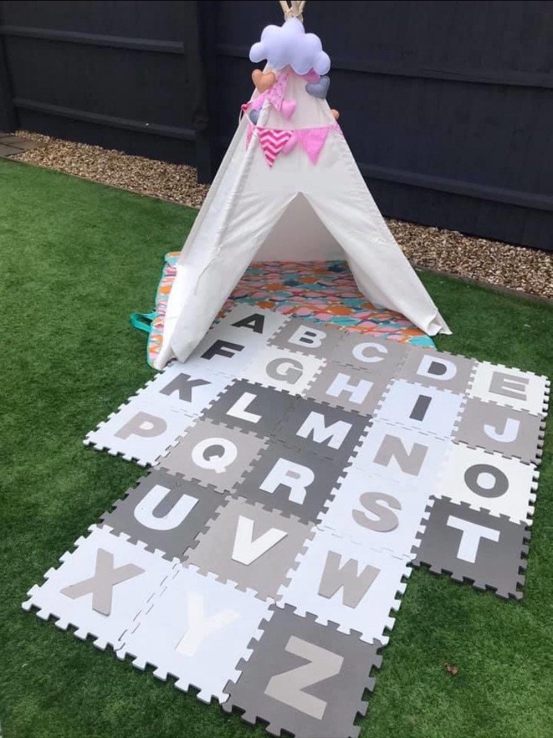 Letters alphabet ABC Foam play mat playmat learning spelling Etsy