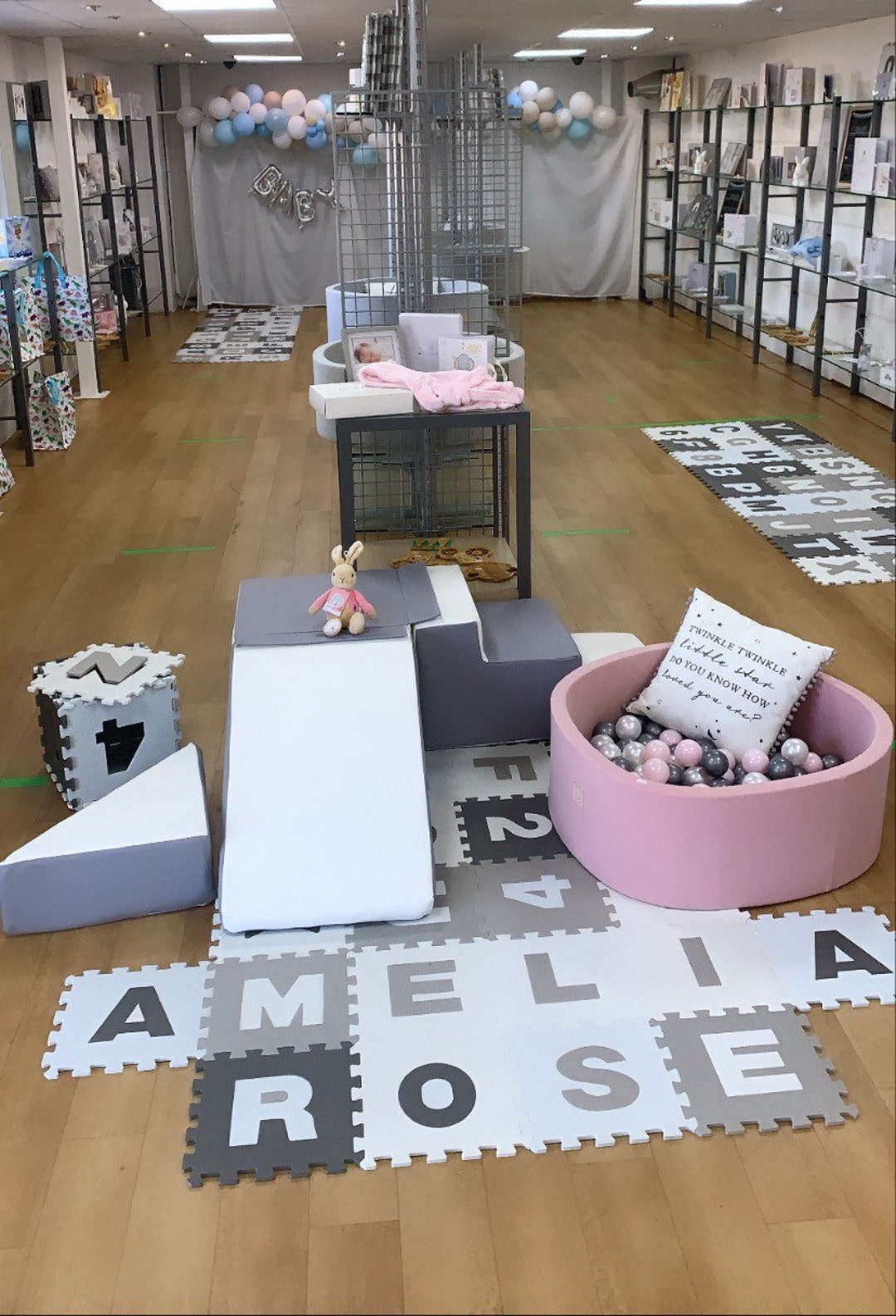 Step & Slide Play Set Soft Play Slide Playroom Nursery Decor Etsy UK