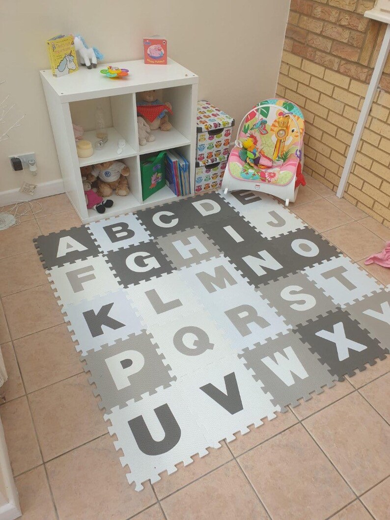 Letters alphabet ABC Foam play mat playmat learning spelling Etsy