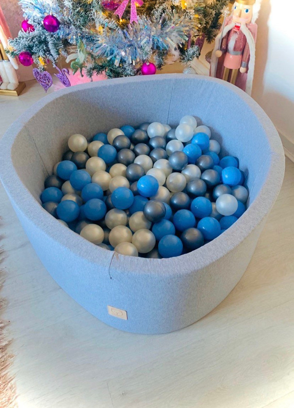 Misioo Kids baby Soft play foam ball pool ball pit 150 balls Etsy