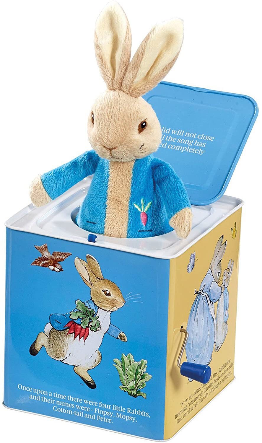 Peter Rabbit Bunny Jack in the Box Pop up Musical Toy Newborn Etsy UK