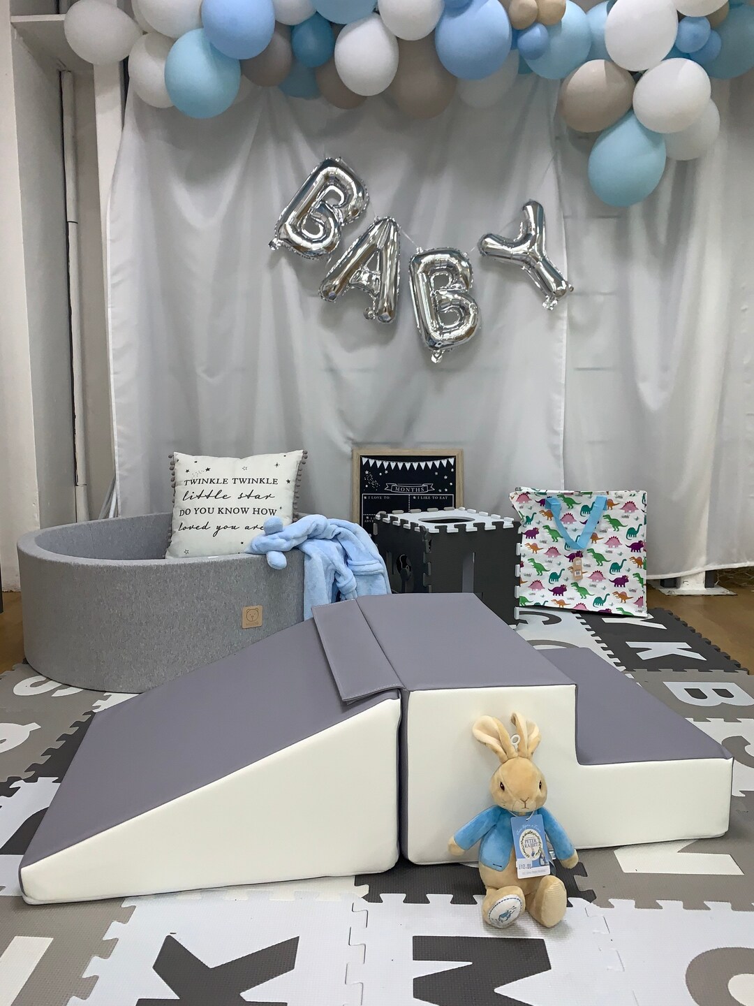 Step & Slide Play Set Soft Play Slide Playroom Nursery Decor Etsy UK