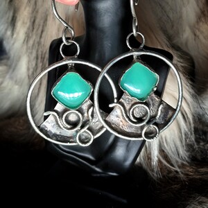 Serpent Ear Weights, Hoop Earrings Stretched Ears , Snake Ear Hangers, Badass Ear Weights, Large Silver Earrings, Crystal Ear Hangers
