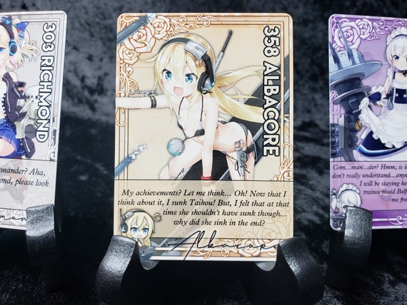 Azur Lane Trading Cards Series Three 90 Cards Etsy