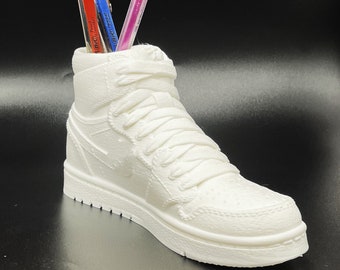 Nike Shoe Jordan One Office Desk Pen Holder, 3D Printed Pencil Holder