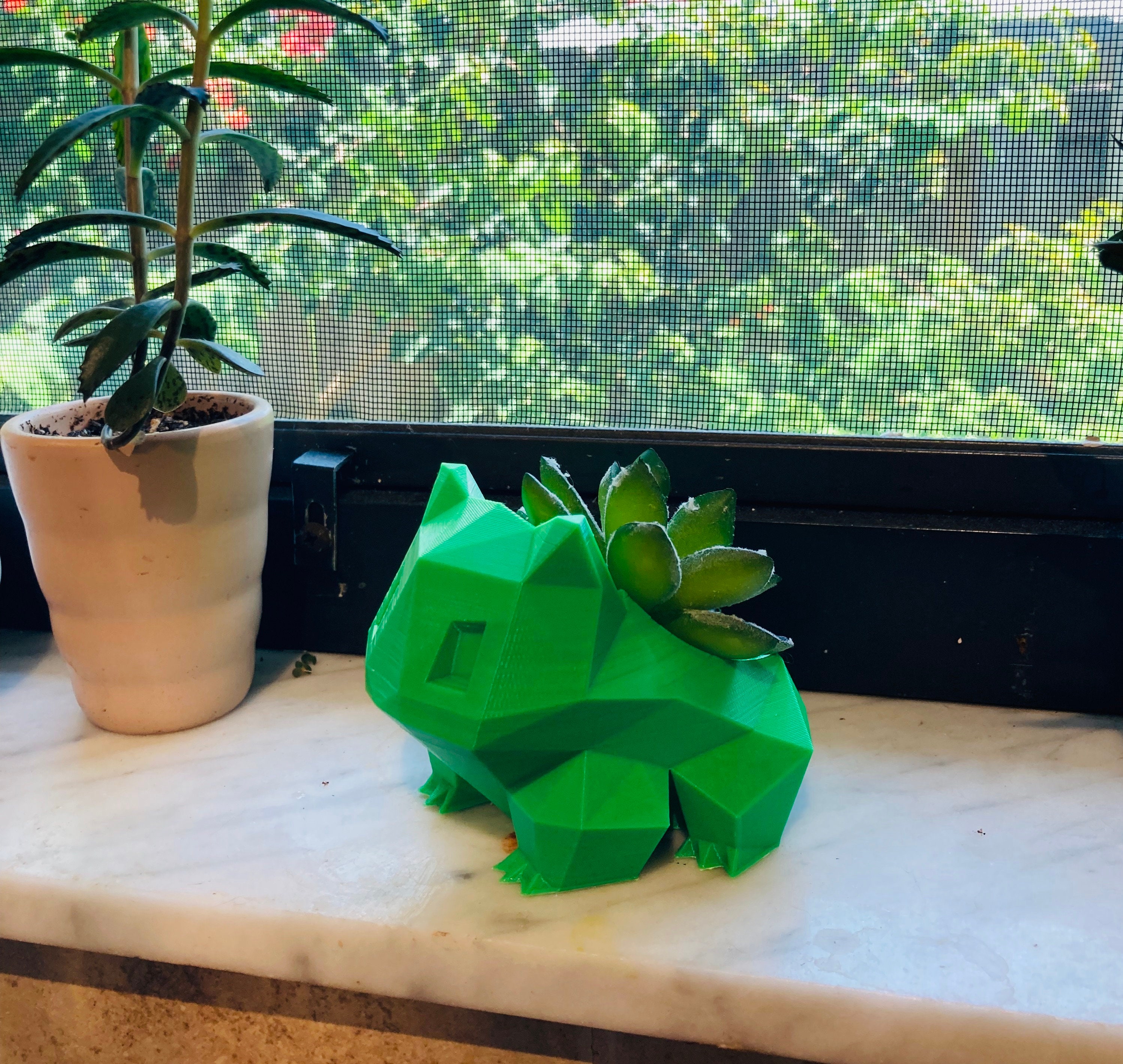 Low Poly Bulbasaur Planter Cute Gift for Her Bulbasaur Etsy