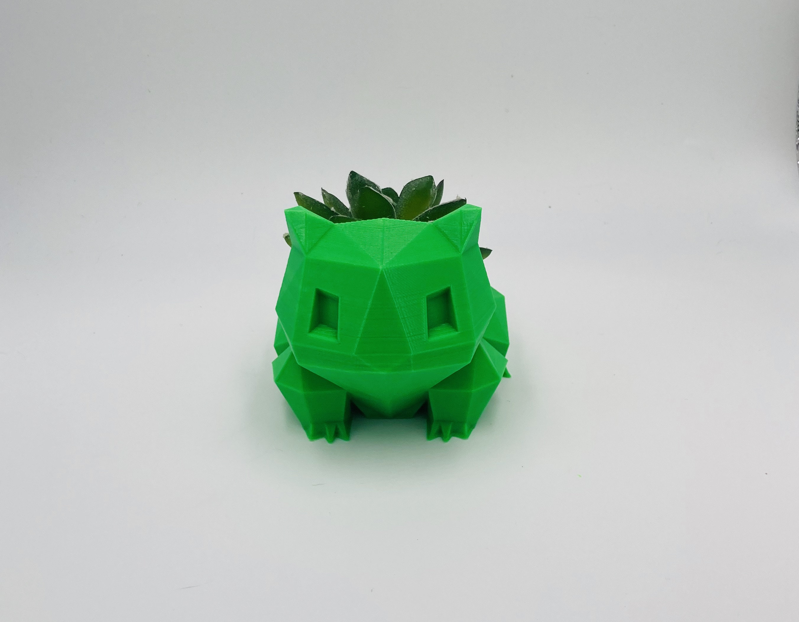 Low Poly Bulbasaur Planter Cute Gift for Her Bulbasaur Etsy