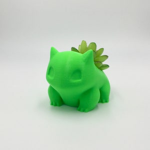 Bulbasaur Planter Cute Gift for Her, Bulbasaur, PokemonGo, Anime, Nostalgic, Succulent, Girlfriend, Birthday, Houseplant