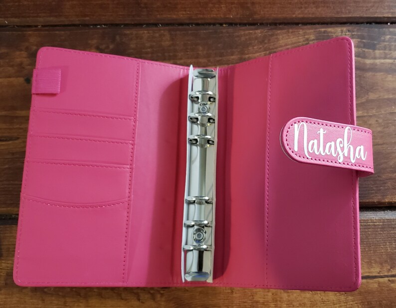 Hot Pink Personalized Budget Binder Etsy