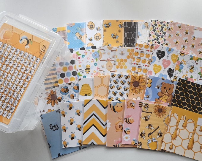 100 Envelope Challenge Honey Bee - Etsy
