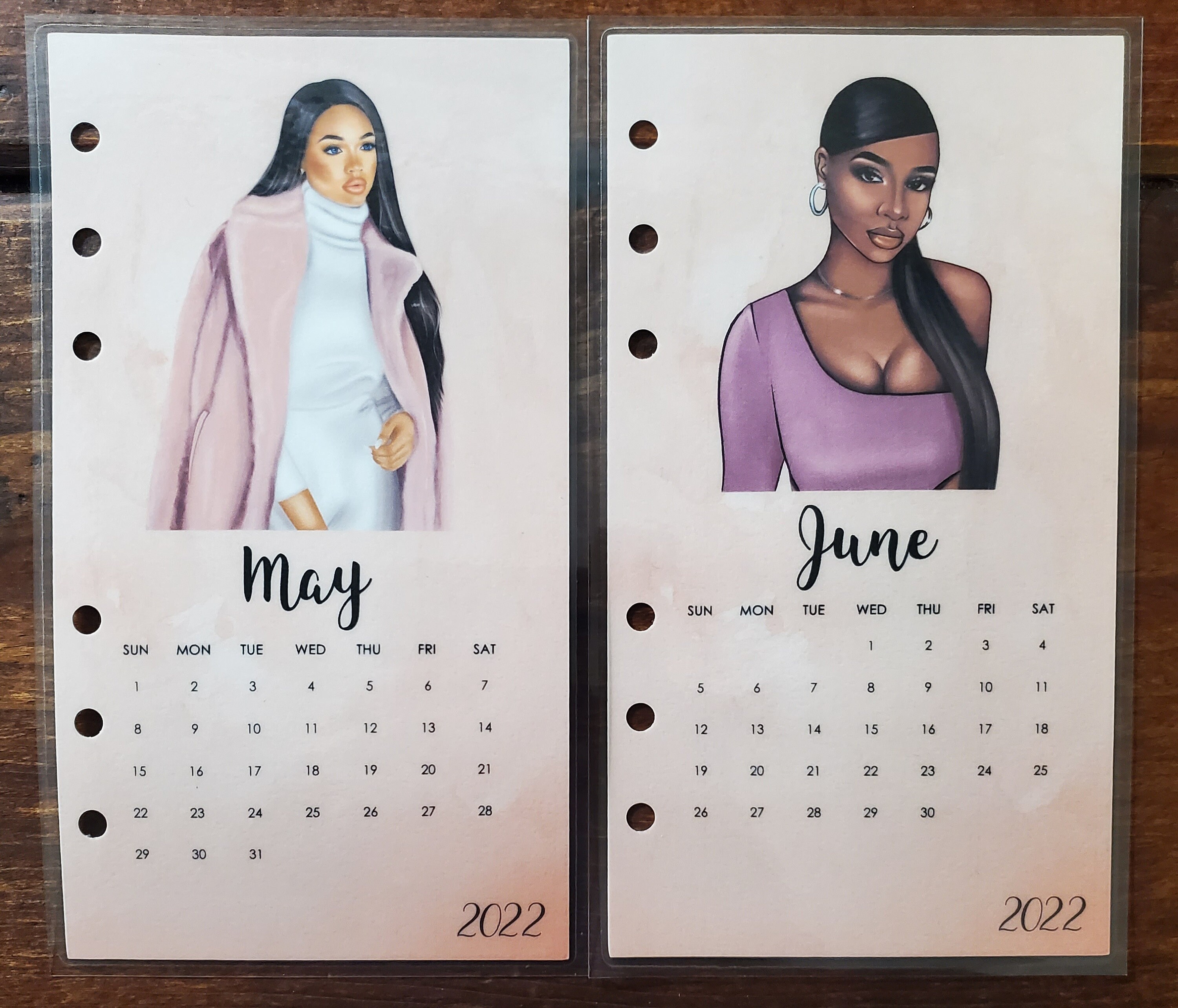Calendario 2023 Beautiful Women Dashboards Etsy México