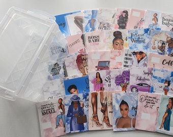 NEW DESIGNS!!! 100 Envelope Challenge Dark Skin