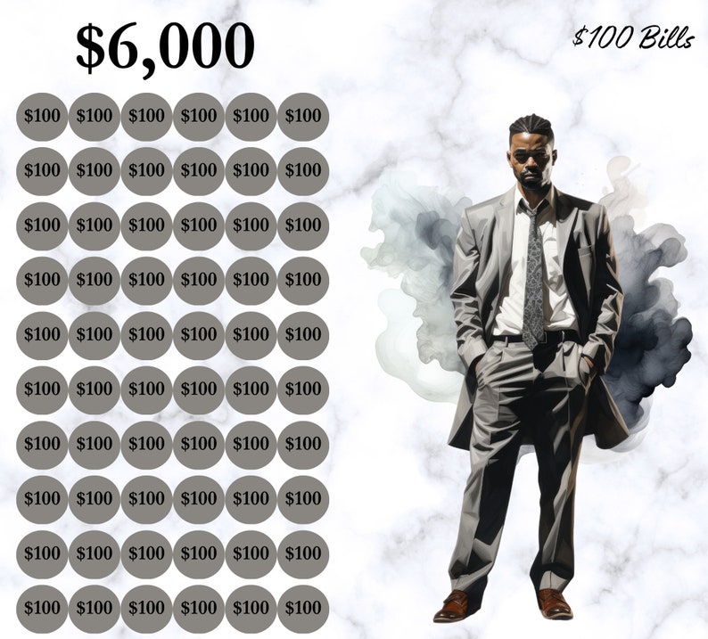 Peut inclure: Un graphique montrant 6 000 &euro; en billets de 100 &euro;. Il y a 60 cercles, chacun avec le texte "100 &euro;" &agrave; l'int&eacute;rieur. Les cercles sont dispos&eacute;s en 10 rang&eacute;es de 6 cercles chacune. Le texte "Billets de 100 &euro;" est dans le coin sup&eacute;rieur droit de l'image.