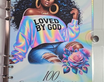 100 Envelope Challenge Book Faith Dark Skin