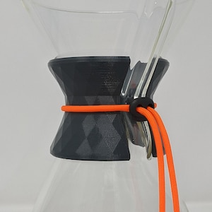 Facet Design Neons, Chemex Collar for Chemex Coffee Maker, 3D printed, Modern