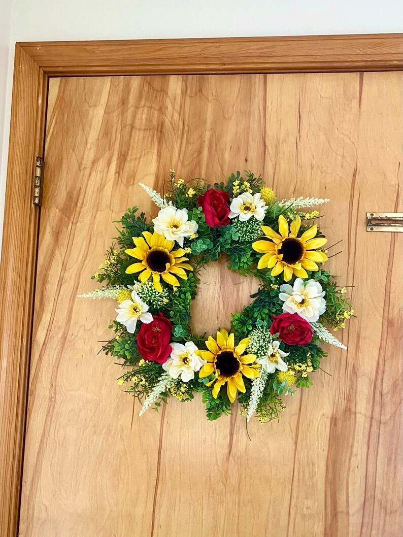 purchases store Sunflower Candle Wreath Wedding Decor