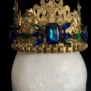 Bejeweled Golden Crown - Etsy