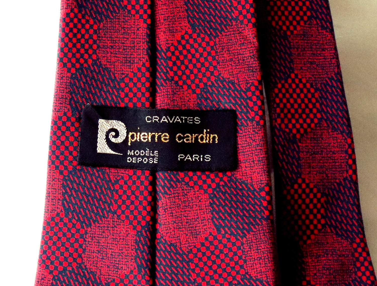 Pierre Cardin Paris 1960 Vintage Silk Tie - Etsy