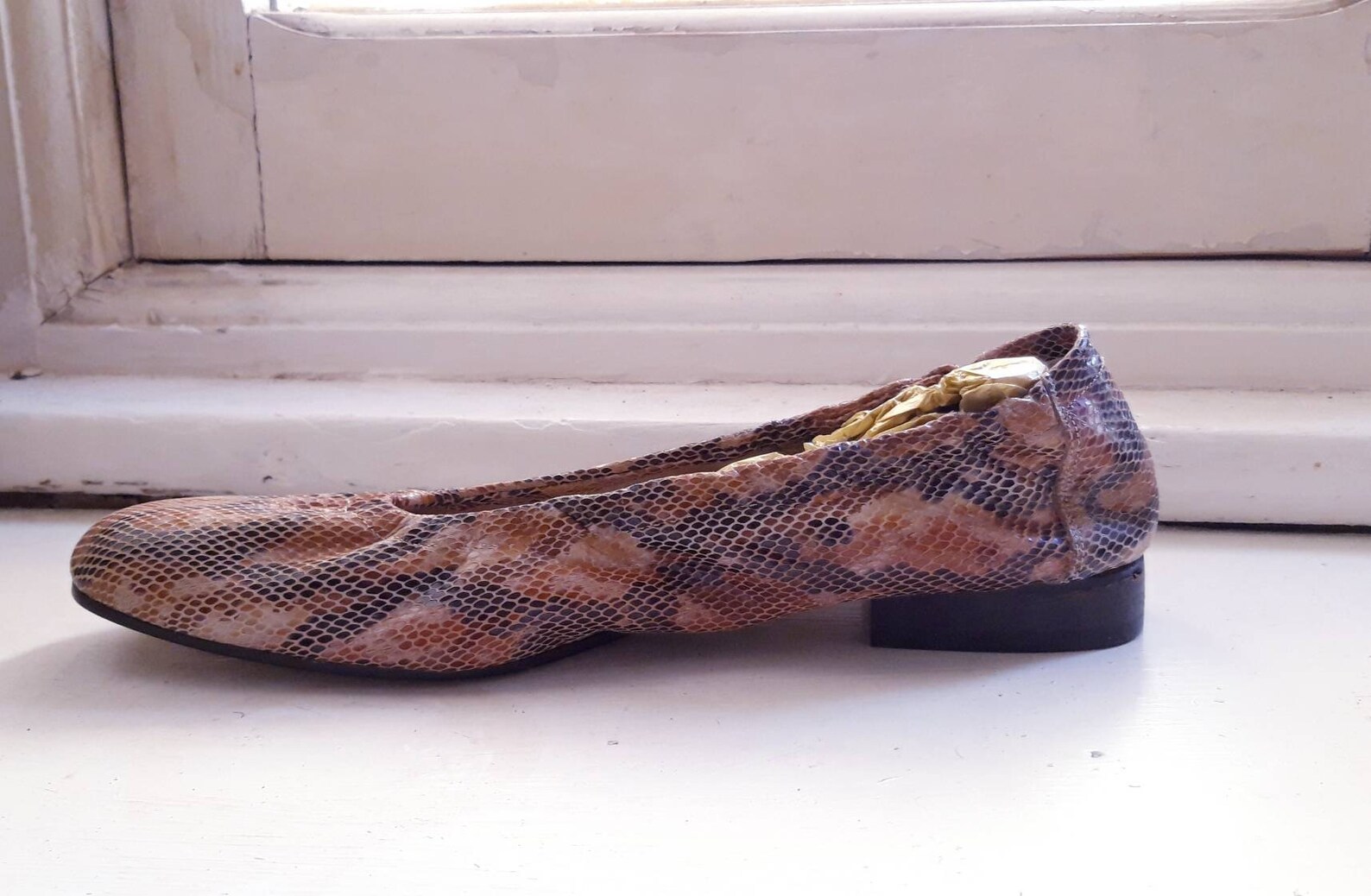 original snake leather shoes