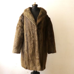 beaver fur coat vintage 1960&#39;s