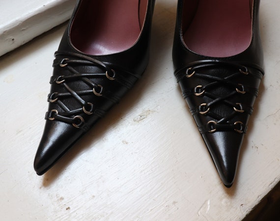 Sexy high heels black pumps, fetish high heels st… - image 4