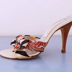 Christian Lacroix vintage mules heeled sandals
