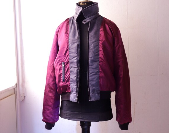 vintage GAS bomber jacket 1980's-90's, women's em… - image 8