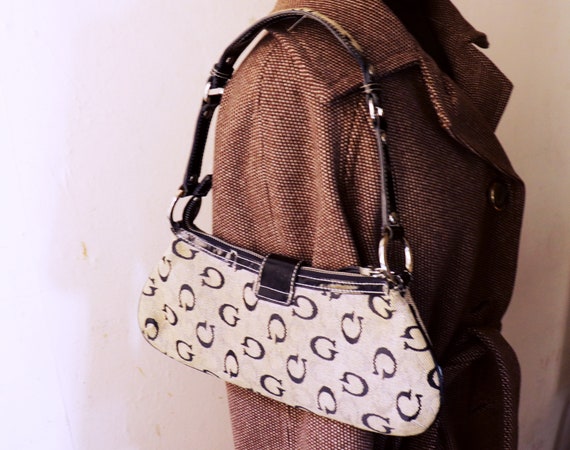Adivina vintage bolso G logotipo tela Guess bolso de mujer