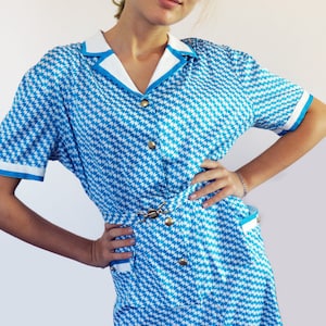 vintage 60&#39;s 2 pieces set skirt and blazer short sleeves