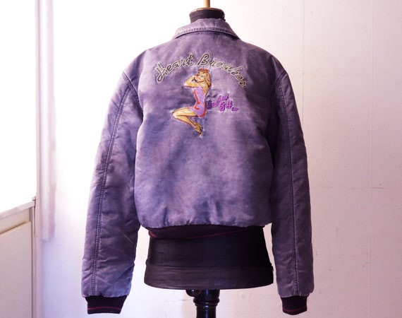 vintage GAS bomber jacket 1980's-90's, women's em… - image 3