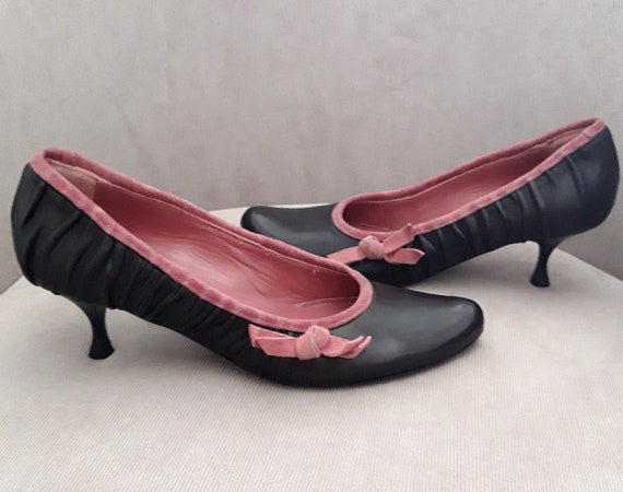 vintage kitten heels