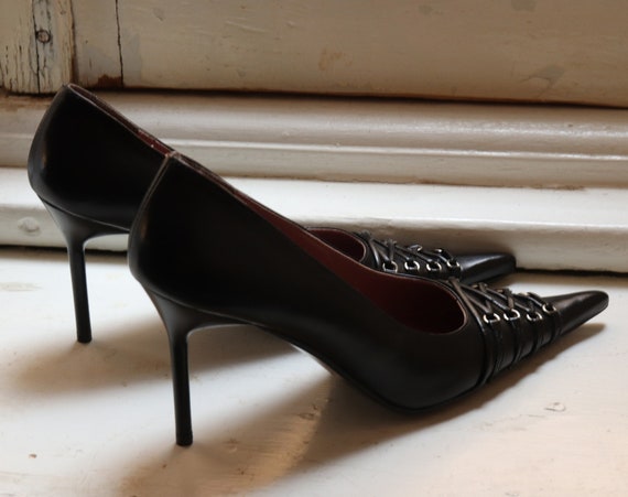 Sexy high heels black pumps, fetish high heels st… - image 6
