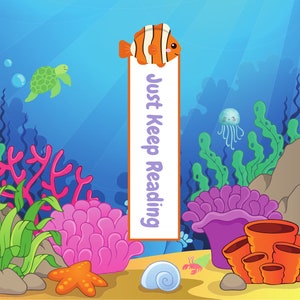 Printable Bookmarks for Kids, Under the Sea Bookmarks, Cute Printable ...