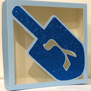 Hanukkah Dreidel Gift Box SVG