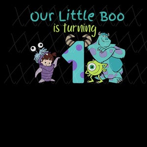 Monsters Digital 3 x 2 Fuß Banner, Monster Geburtstagsbanner, Monster 36 &quot;x 24&quot; Party Schild für Alter 1-6 Digitale Datei,