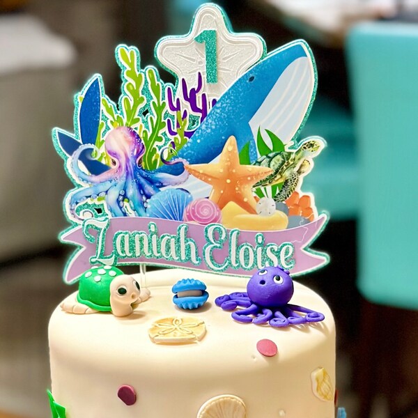 Marine Cake Topper Etsy