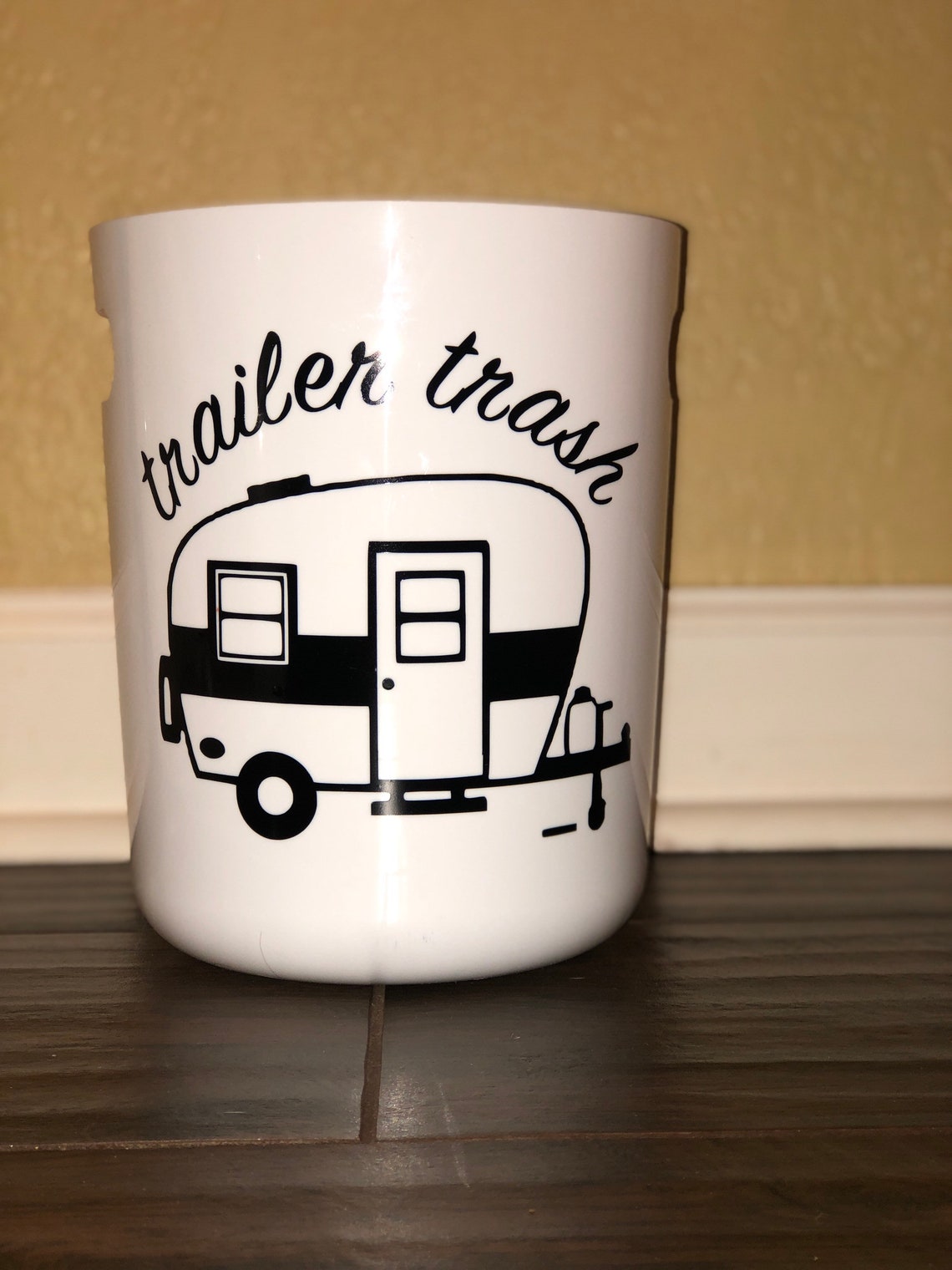 Trailer Trash Camper Garbage Trash Can RV Waste Basket Small Etsy Ireland