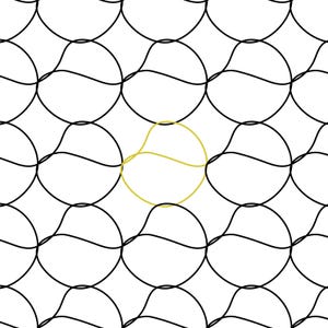 Coffee Bean E2E Digital Quilting Pantograph, Langarm Quilten, .bqm, .cqp, .dxf, .hqf, .hqv, .iqp, .pat, .qcc, .qli, .ssd