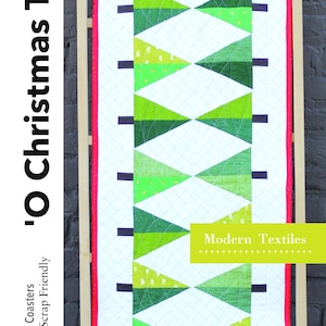 O Christmas Tree Table Runner PDF Sewing Pattern/ Home Decor Pattern/Winter Table Runner Sewing Pattern / Holiday Sewing Pattern /Tree Quilt